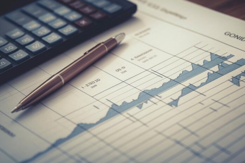 calculadora y gráficas contabilidad